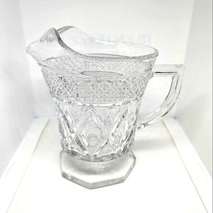 Vintage Imperial CAPE COD Octagon-Footed Water Milk Pitcher Ohio Pressed Glass